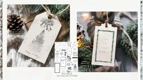 Here Comes Santa - Tampon Redesign with Prima - 12,70 x 25,40 cm - Edition limitée – Image 3