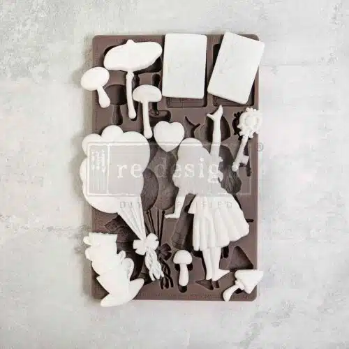Whimsy Craft Chronicles - Moule silicone Redesign with Prima  - 12.7 x 20.32 cm - Edition limitée – Image 4