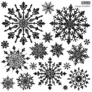 Vintage Snowflakes – Tampon IOD - Edition limitée