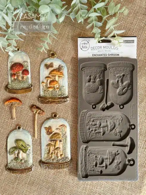 Enchanted Shroom - Moule silicone Redesign with Prima  - 12,70 x 25,40 cm - Edition limitée – Image 4