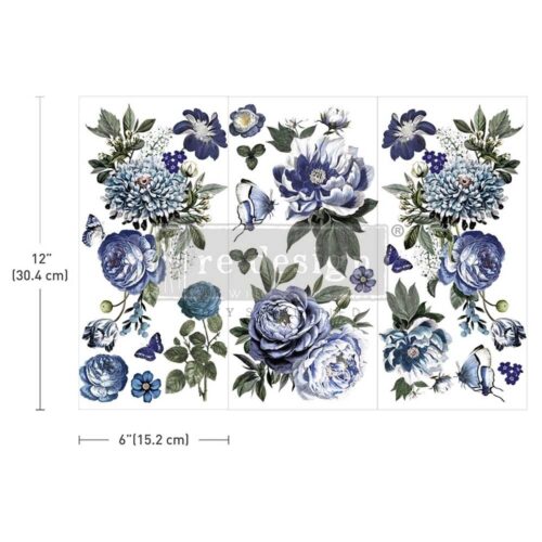 Indigo Petals – Mini Transfert