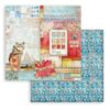 Papier Scrapbooking 30*30 10 feuilles R°/V°