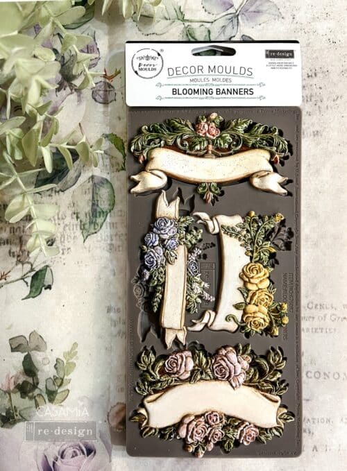 Blooming Banners - Moule silicone Redesign with Prima  - 12,70 x 25,40 cm – Image 6