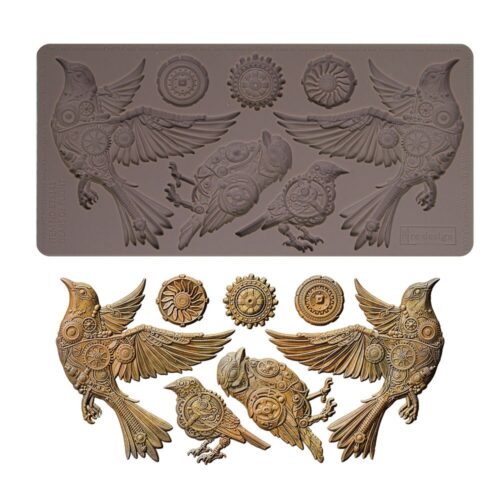 Gears of Flight - Moule silicone Redesign with Prima  - 12,70 x 25,40 cm