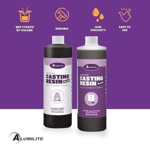 Amazing Casting Resin Alumilite Black – Kit Résine de coulée noire – Image 3