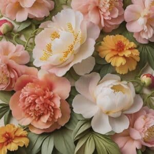 Summer Blush MINT by Michelle - Papier Découpage
