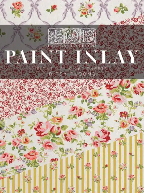 Ditsy Bloom - Paint Inlay IOD