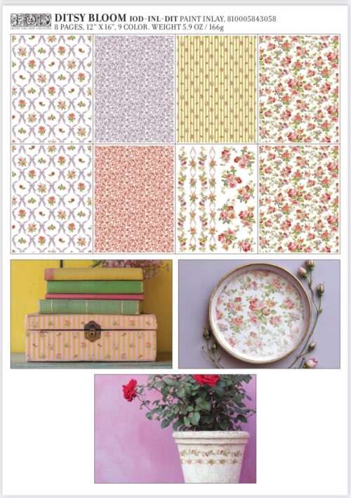 Ditsy Bloom - Paint Inlay IOD – Image 11