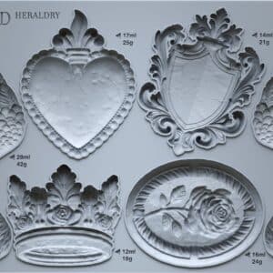 Heraldry Moule silicone IOD - 15,24 x 25,40 cm