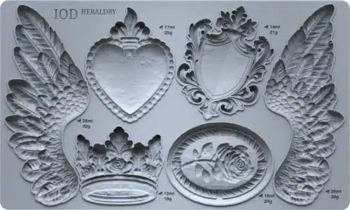 Heraldry Moule silicone IOD - 15,24 x 25,40 cm