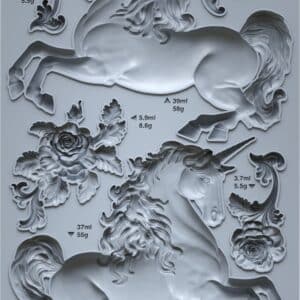 Unicorns Moule silicone IOD - 15,24 x 25,40 cm