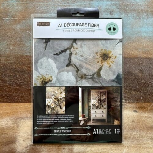 Gentle Watcher - Papier Découpage Fibre A1 Redesign with Prima – Image 3