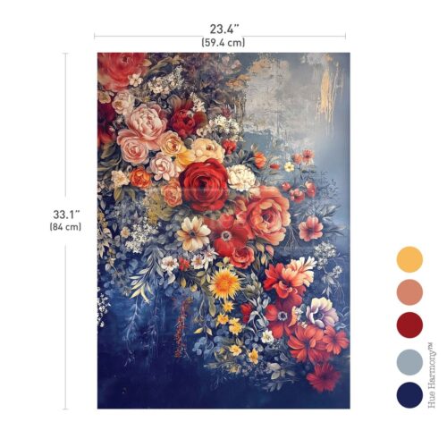 A Colorful Bunch - Papier Découpage Fibre A1 Redesign with Prima – Image 2