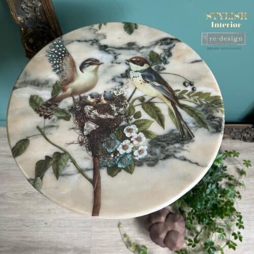 Aviary Elegance - 61x89cm - Transfert – Image 8