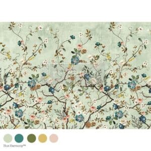 Blossom Perch - Papier Découpage Fibre A1 Redesign with Prima