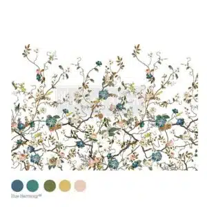 Blue Vine - 61x89cm - Transfert