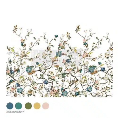 Blue Vine - 61x89cm - Transfert