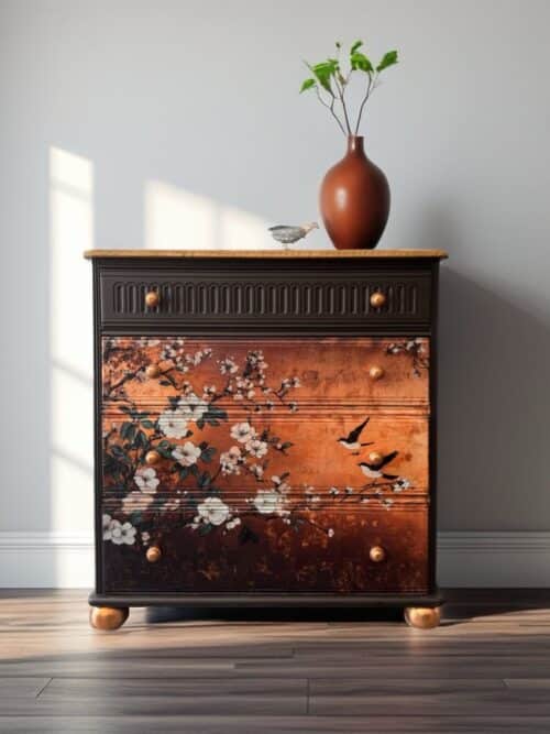 Feathers in the Glow - Papier Découpage Fibre A1 Redesign with Prima – Image 7