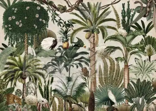 Jungle Bloom - Papier Découpage Fibre A1 Redesign with Prima
