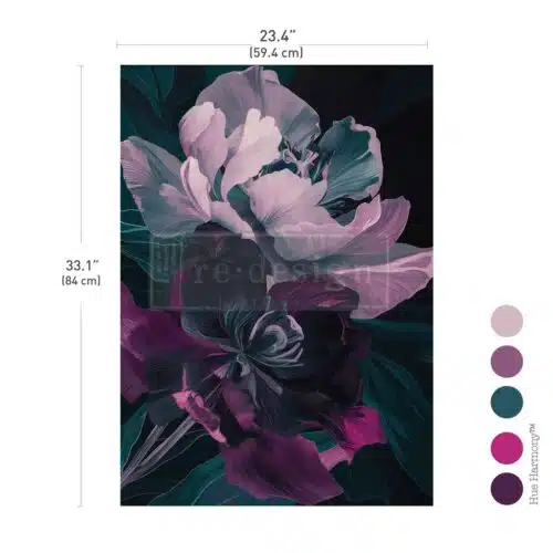 Lavish Bloom - Papier Découpage Fibre A1 Redesign with Prima – Image 2