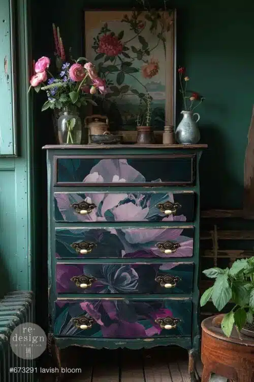 Lavish Bloom - Papier Découpage Fibre A1 Redesign with Prima – Image 3