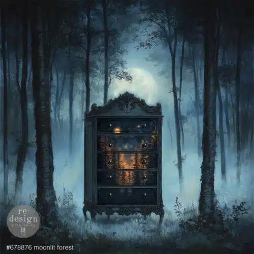 Moonlit Forest - Papier Découpage Fibre A1 Redesign with Prima – Image 3