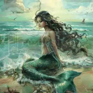 Mystic Waves - Papier Découpage Fibre A1 Redesign with Prima