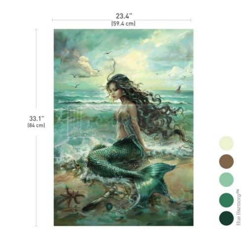 Mystic Waves - Papier Découpage Fibre A1 Redesign with Prima – Image 2
