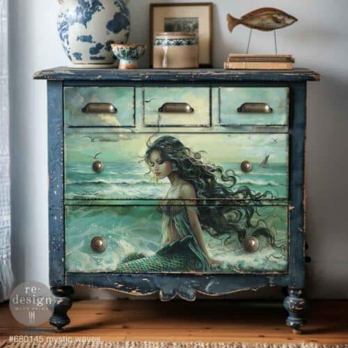 Mystic Waves - Papier Découpage Fibre A1 Redesign with Prima – Image 3
