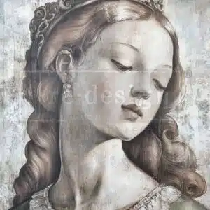 Royal Glow - Papier Découpage Fibre A1 Redesign with Prima