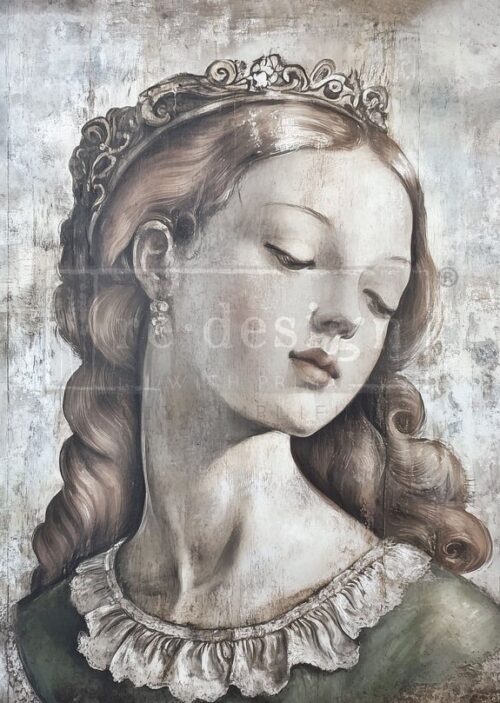 Royal Glow - Papier Découpage Fibre A1 Redesign with Prima