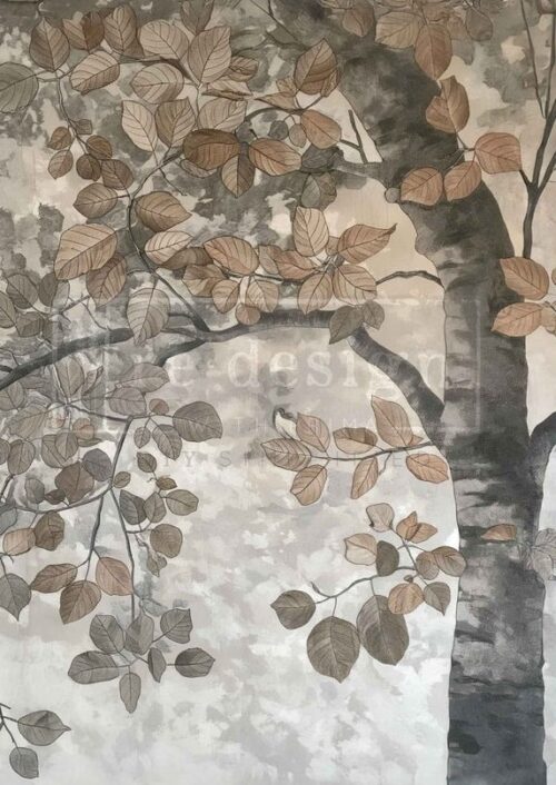 Rustic Reverie - Papier Découpage Fibre A1 Redesign with Prima