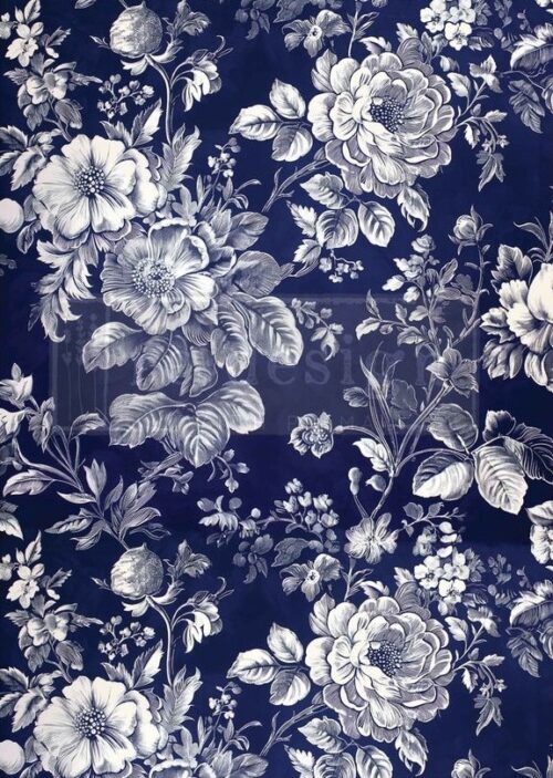 Secret Garden Bloom - Papier Découpage Fibre A1 Redesign with Prima