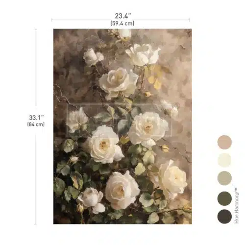 Silent Beauty - Papier Découpage Fibre A1 Redesign with Prima – Image 2