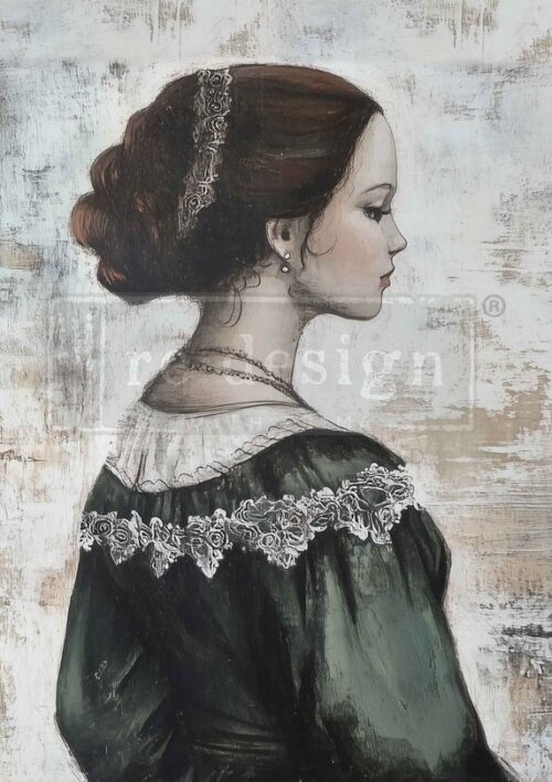 Starlight Princess - Papier Découpage Fibre A1 Redesign with Prima