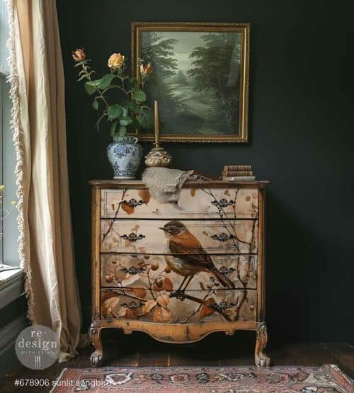 Sunlit Songbird - Papier Découpage Fibre A1 Redesign with Prima – Image 3