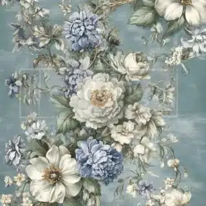 Tender Tones - Papier Découpage Fibre A1 Redesign with Prima