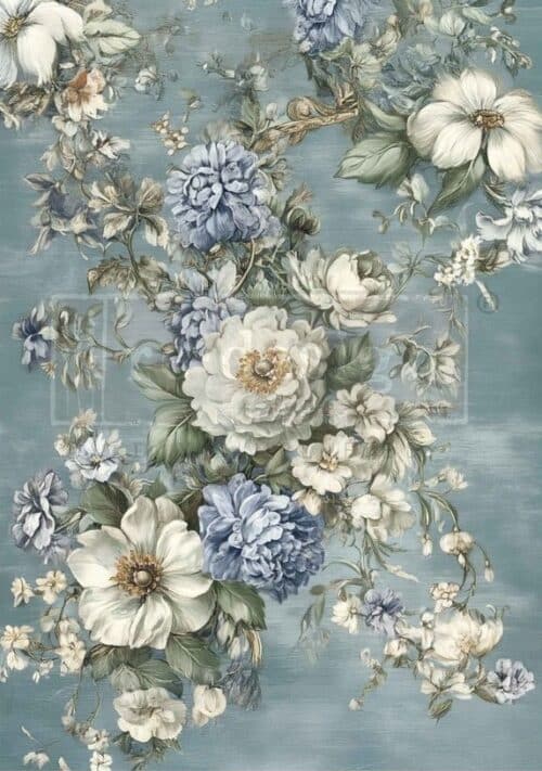 Tender Tones - Papier Découpage Fibre A1 Redesign with Prima