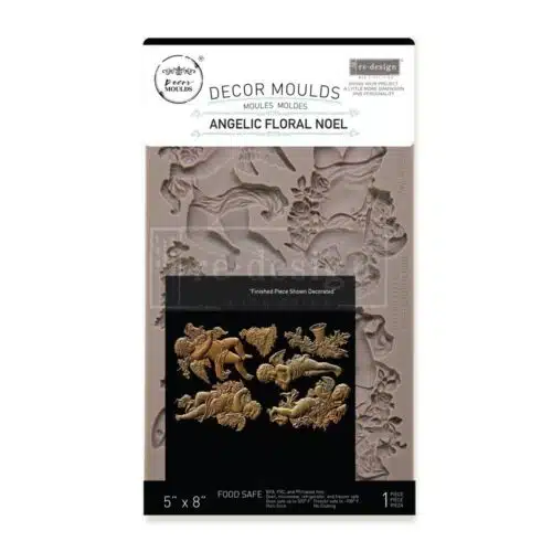Angelic Floral Noel - Moule silicone Redesign with Prima  - 12,70 x 20,32 cm – Image 4