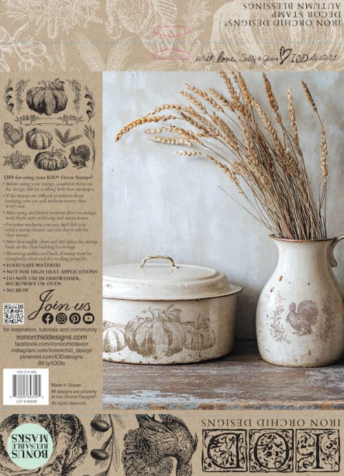 Autumn Blessings – Tampon IOD – Image 3