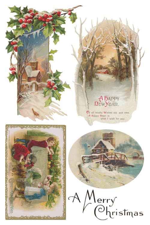 Christmas Joy - Transfert IOD - 20,32 x 30,48 cm – Image 5