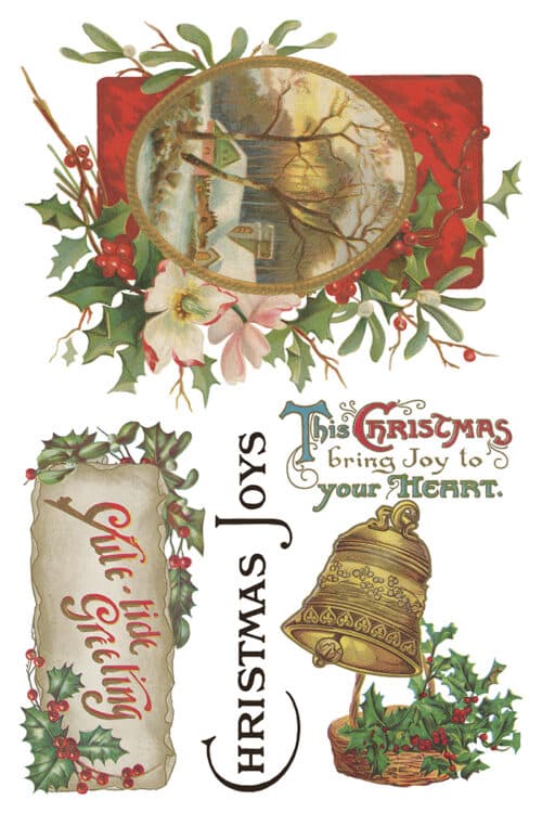 Christmas Joy - Transfert IOD - 20,32 x 30,48 cm – Image 2