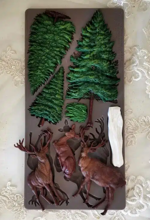 Evergreen Christmas Magic - Moule silicone Redesign with Prima - 12,70 x 25,40 cm – Image 2