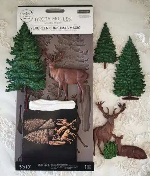 Evergreen Christmas Magic - Moule silicone Redesign with Prima - 12,70 x 25,40 cm – Image 3