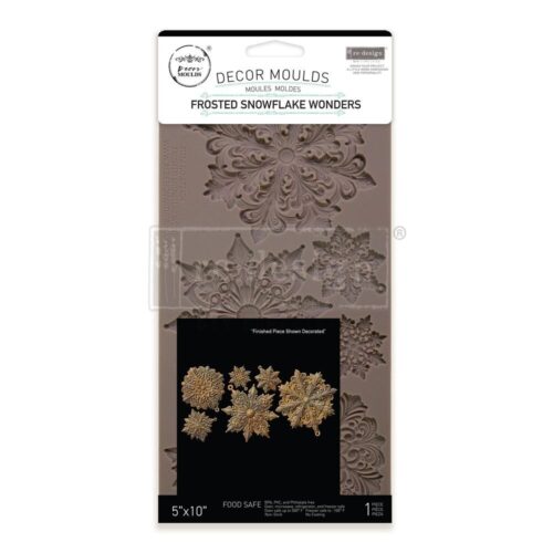 Frosted Snowflake Wonders - Moule silicone Redesign with Prima - 12,70 x 25,40 cm – Image 4