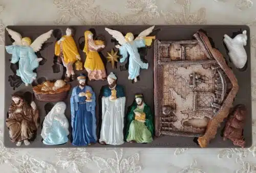Holy Night Nativity - Moule silicone Redesign with Prima - 12,70 x 25,40 cm – Image 2