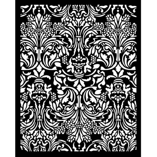KSTD158 Pochoir Stamperia Sir Vagabond in Fantasy World Damask 20x25cm