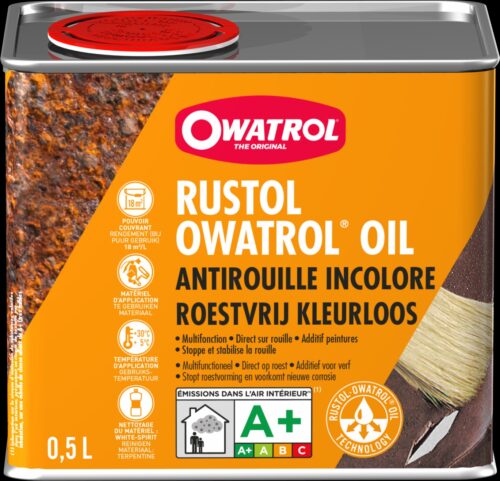 RUSTOL-OWATROL® : Antirouille incolore