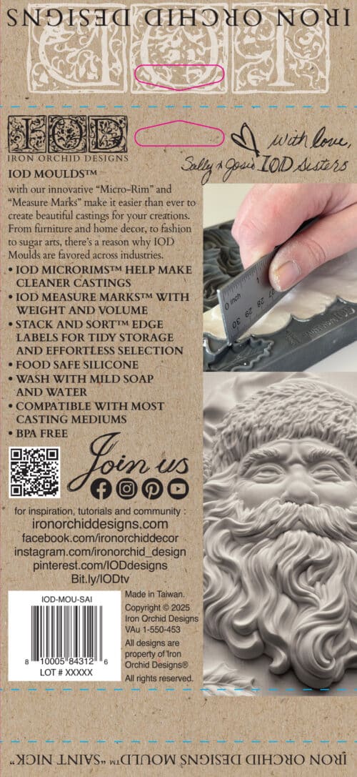 Saint Nick Moule silicone IOD - 12,70 x 17,78 cm – Image 4