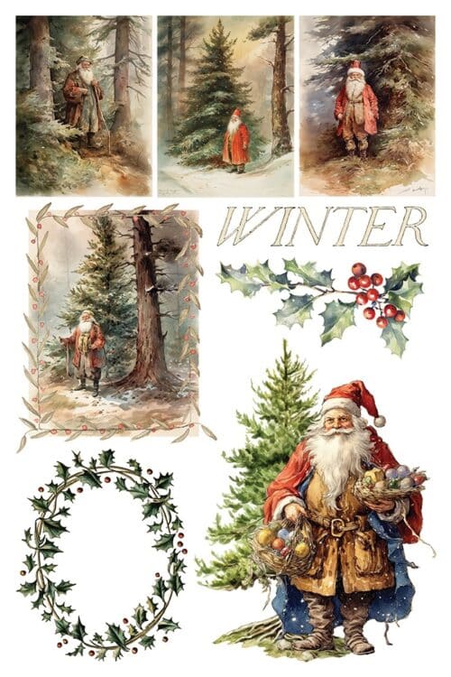 Santa's Hollow - Transfert IOD - 20,32 x 30,48 cm – Image 4